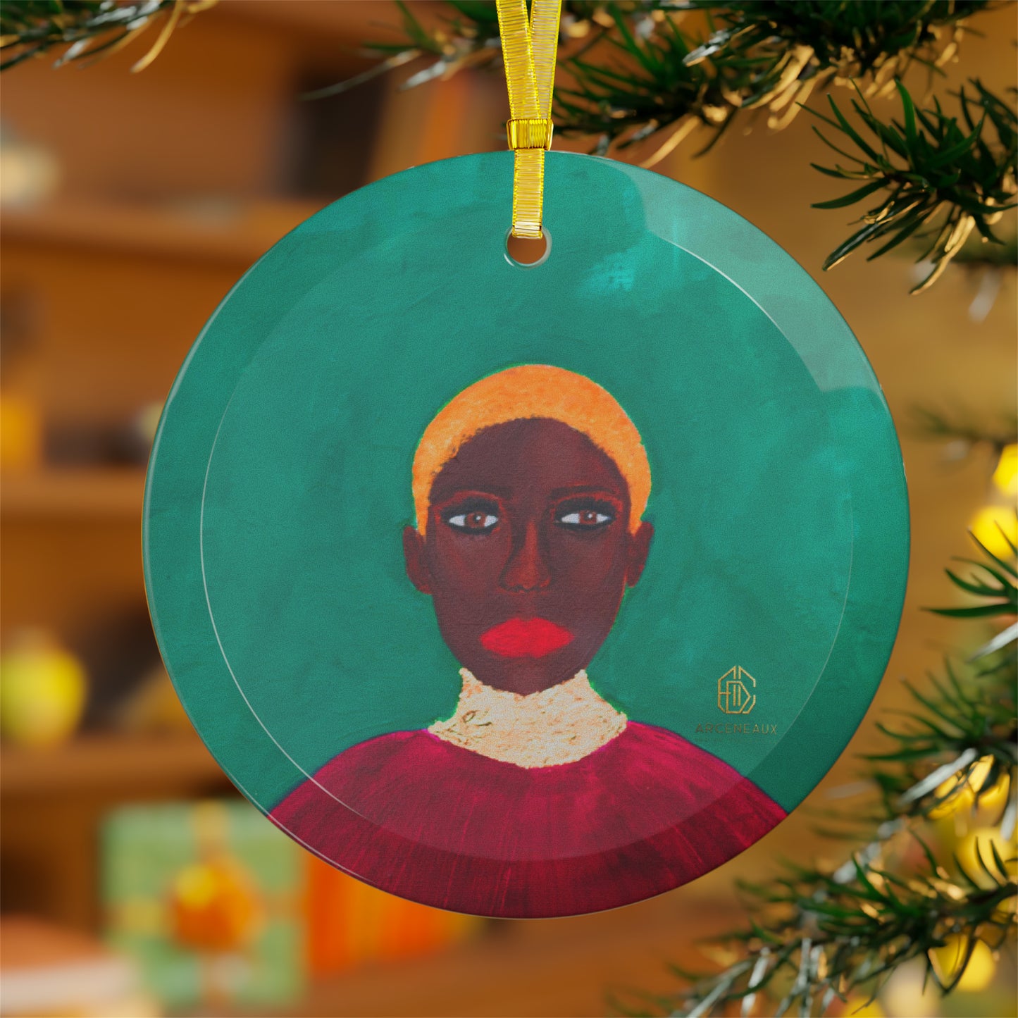 Glass Ornament | Evelyn