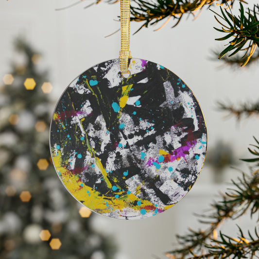 Acrylic Ornament | Abstract Graffiti