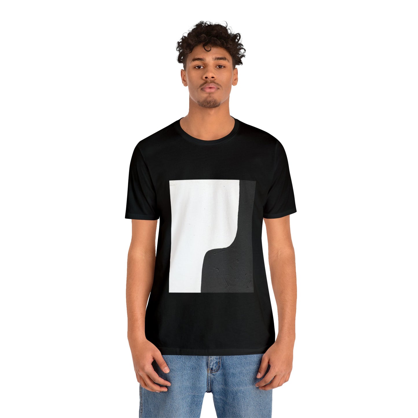 "Black and White"  unisex jersey tee