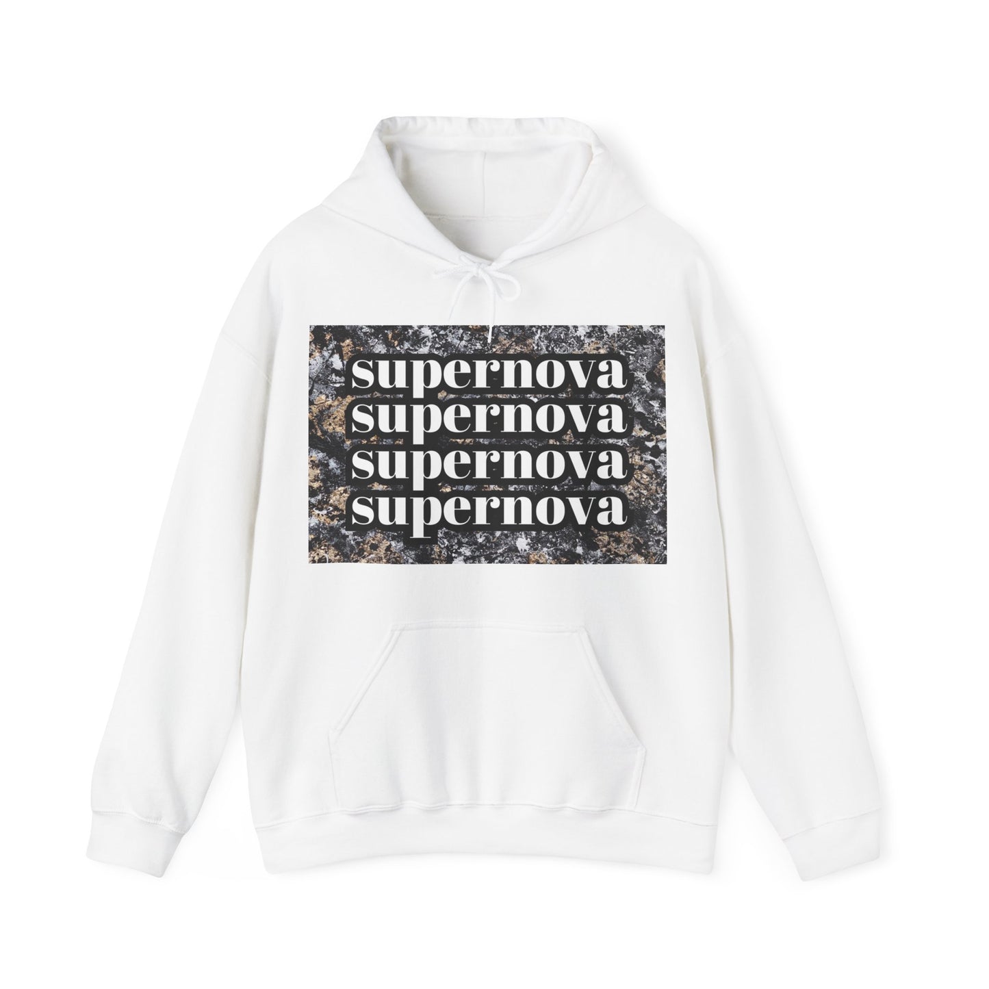 "Supernova" unisex hooded sweatshirt