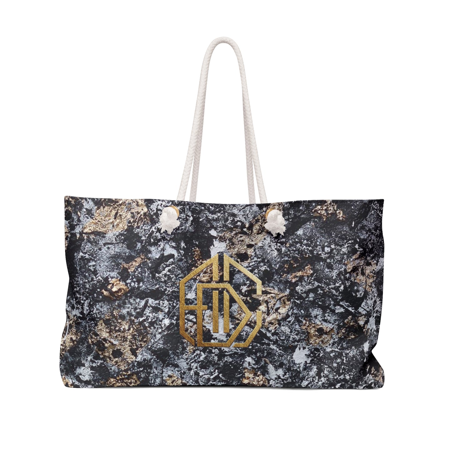 "Starry Night" weekender bag w/ logo