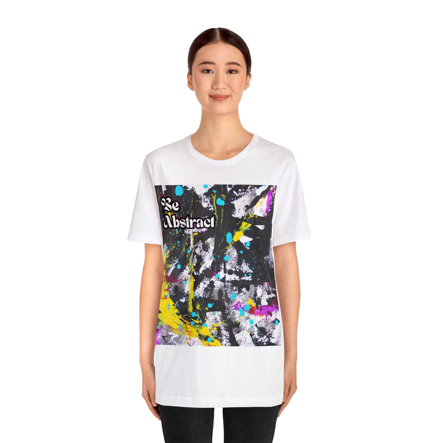 "Splash: Be Abstract" unisex jersey tee