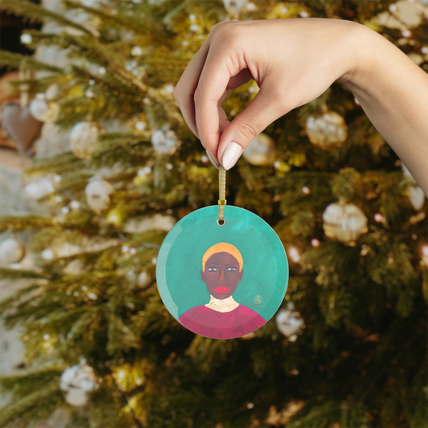 Glass Ornament | Evelyn