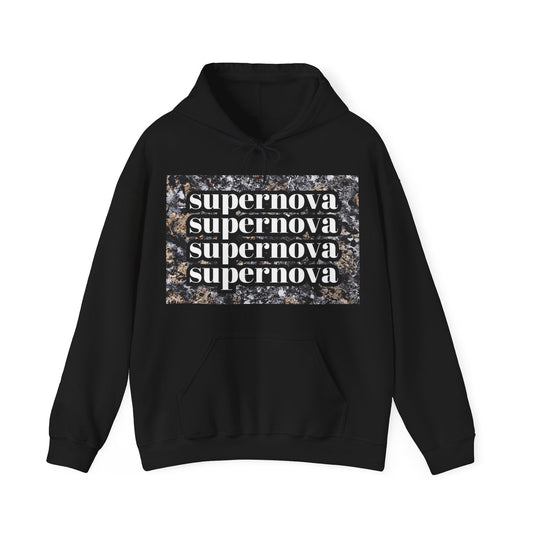 "Supernova" unisex hooded sweatshirt