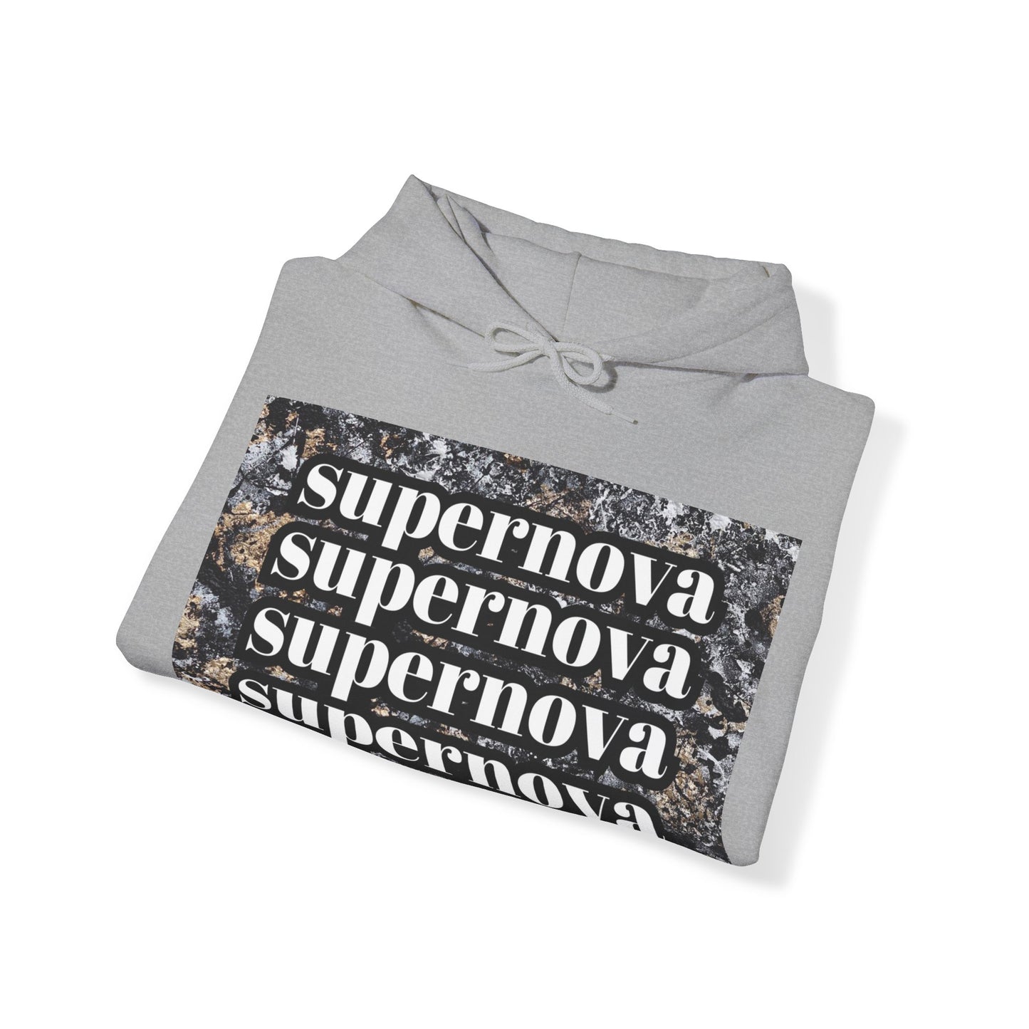 "Supernova" unisex hooded sweatshirt