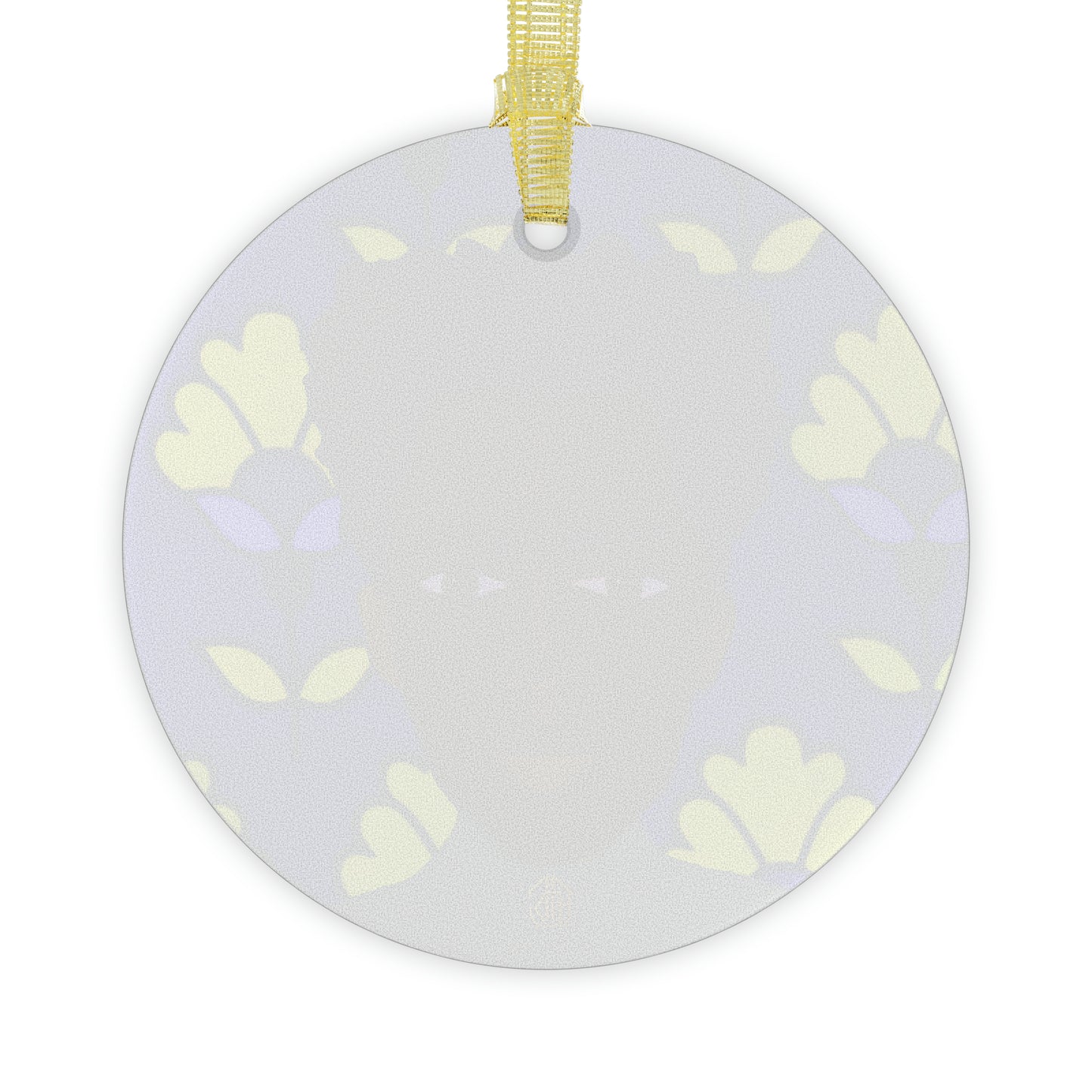 Glass Ornament | Solomon (yellow, blue)