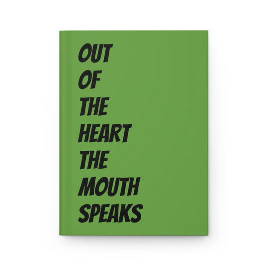 "Out of the Heart" matte hardcover journal