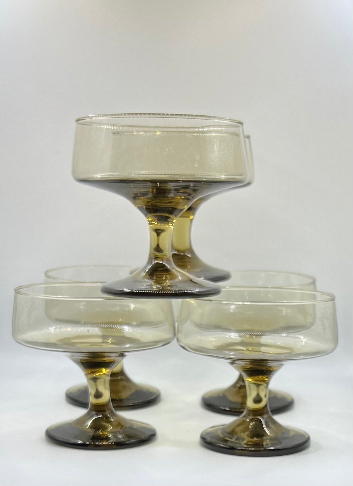 Vintage Champagne Glasses (set of 6)